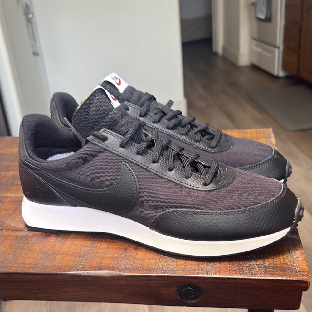 Never used Nike Black Classic Sneakers with Mid-Top Design